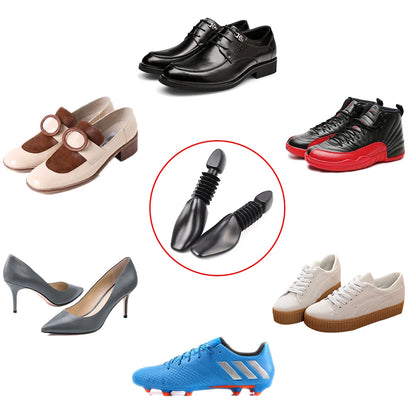 2Pc Adjustable Telescopic Shoe Trees Black by HitMyNeed