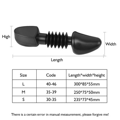 2Pc Adjustable Telescopic Shoe Trees Black by HitMyNeed