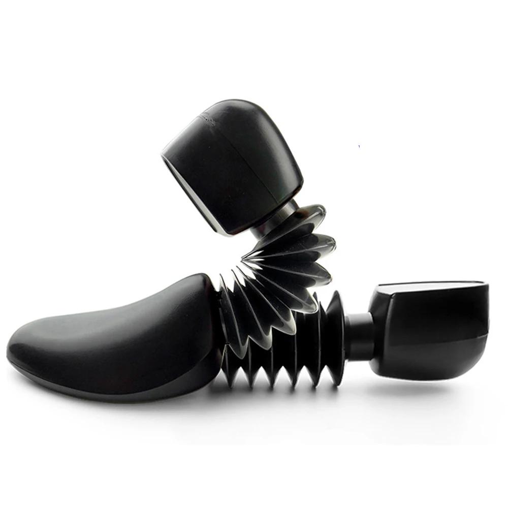 2Pc Adjustable Telescopic Shoe Trees Black m-eu-35-39-2pc by HitMyNeed