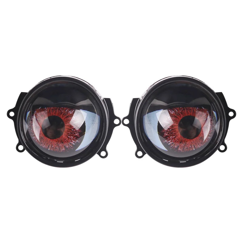 2pcs 3" 7th Devil Eyes Lens for 12V Car Retrofit by HitMyNeed