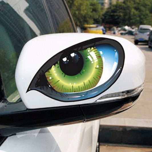 2pcs 3D Cat Eyes Car Decal Stickers by HitMyNeed