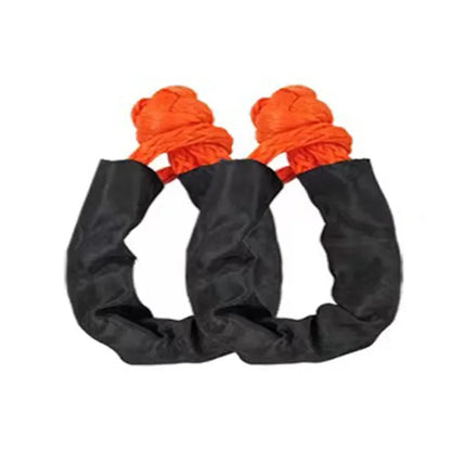 2PCS 42,000 lbs Synthetic Soft Shackles 1/2" x 22" 2-pack-orange by HitMyNeed