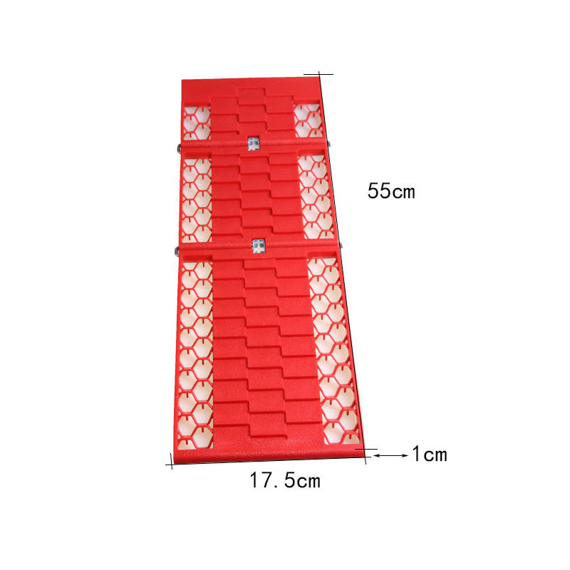 2pcs Foldable Rubber Traction Mats for Car Tires by HitMyNeed
