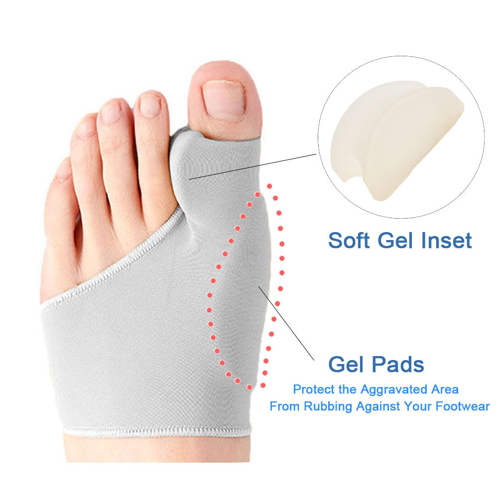 2pcs Hallux Valgus Toe Separator Bunion Corrector by HitMyNeed