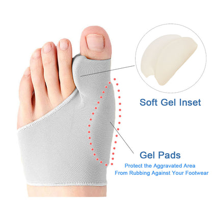 2pcs Hallux Valgus Toe Separator Bunion Corrector by HitMyNeed