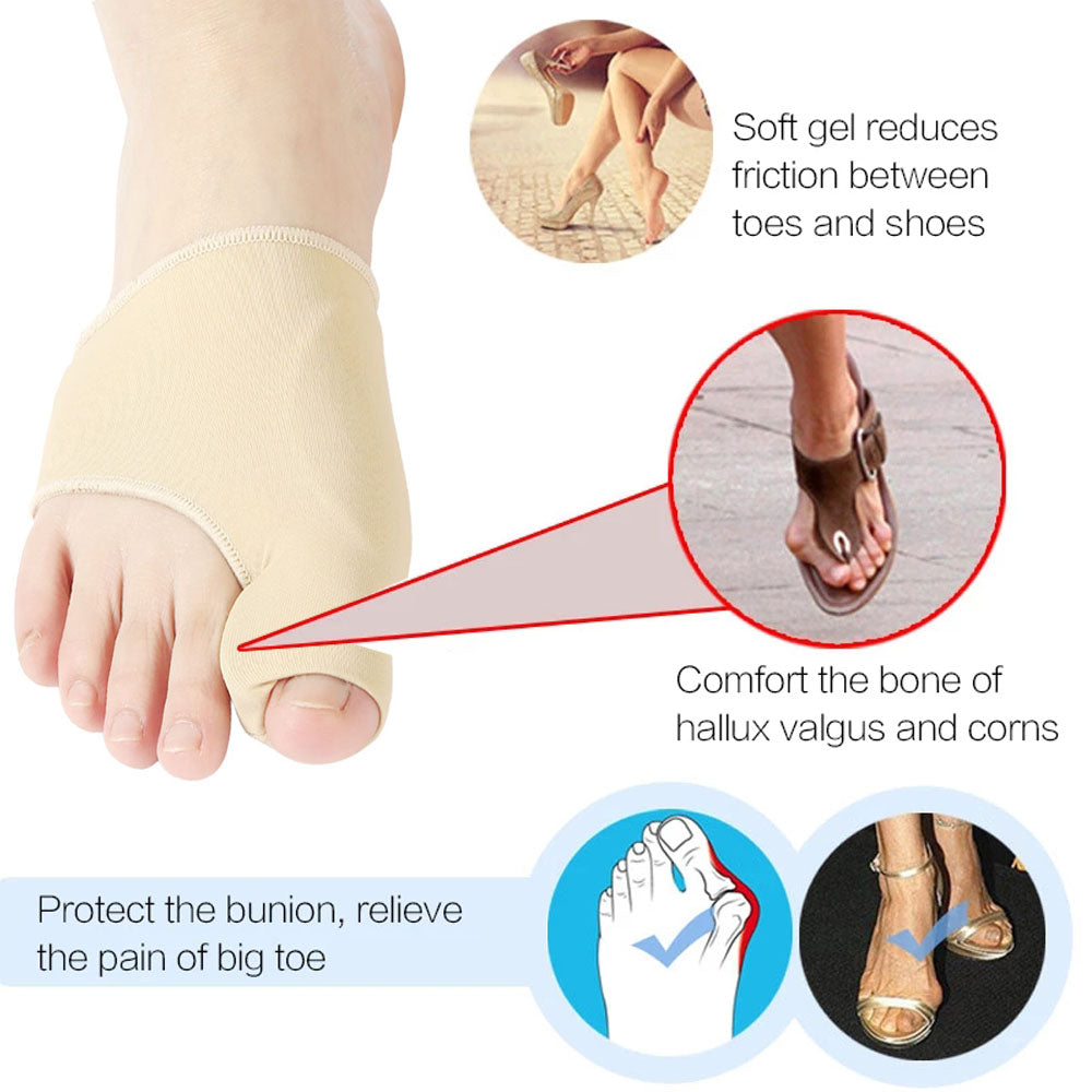 2pcs Hallux Valgus Toe Separator Bunion Corrector by HitMyNeed