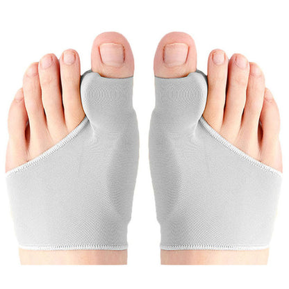 2pcs Hallux Valgus Toe Separator Bunion Corrector 1pairs-b-grey by HitMyNeed