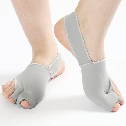 2pcs Hallux Valgus Toe Separator Bunion Corrector 1pairs-d-grey by HitMyNeed