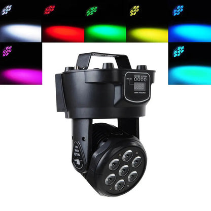 2PCS Mini LED 7x12W RGBW Moving Head Wash Lights by HitMyNeed
