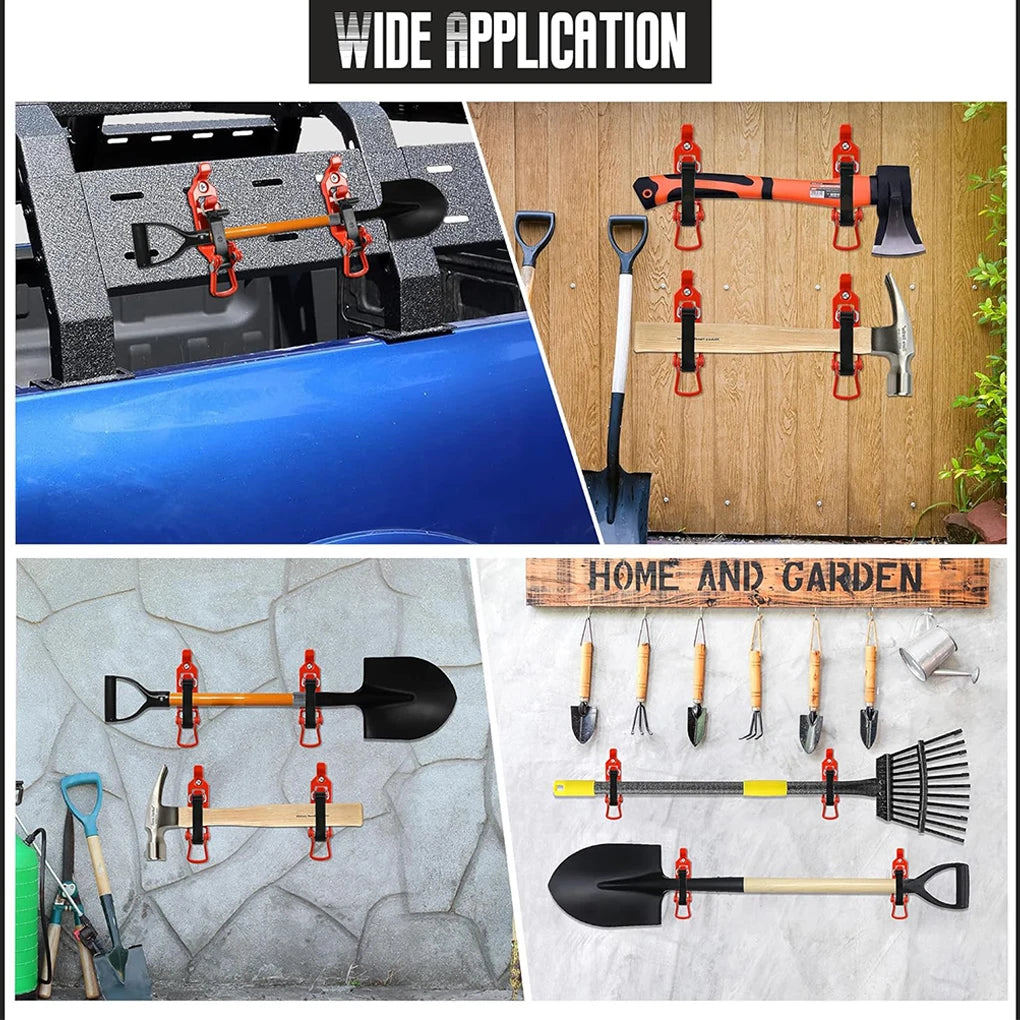 2PCS Shovel & Axe Mount Brackets for Roof Racks by HitMyNeed