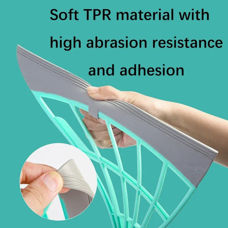 2pcs Silicone Broom & Window Squeegee Cleaning Set by HitMyNeed