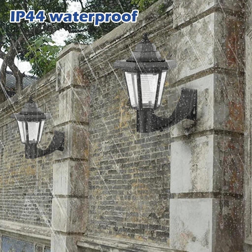2pcs Solar Hexagonal Wall Lights IP44 Outdoor LED by HitMyNeed