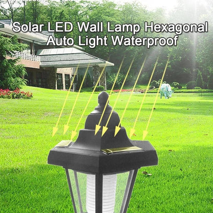 2pcs Solar Hexagonal Wall Lights IP44 Outdoor LED by HitMyNeed