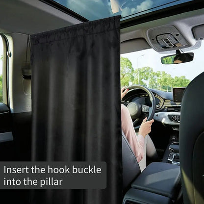 2pcs Taxi Sun Shade & Privacy Partition Curtains by HitMyNeed