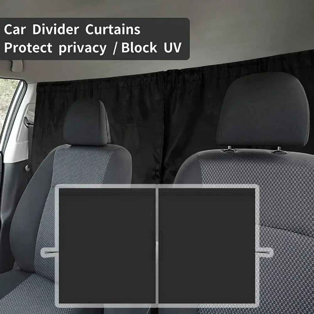 2pcs Taxi Sun Shade & Privacy Partition Curtains by HitMyNeed