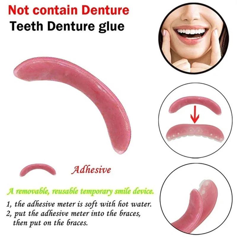 2pcs Temporary Smile Cosmetic Denture Adhesive Set by HitMyNeed