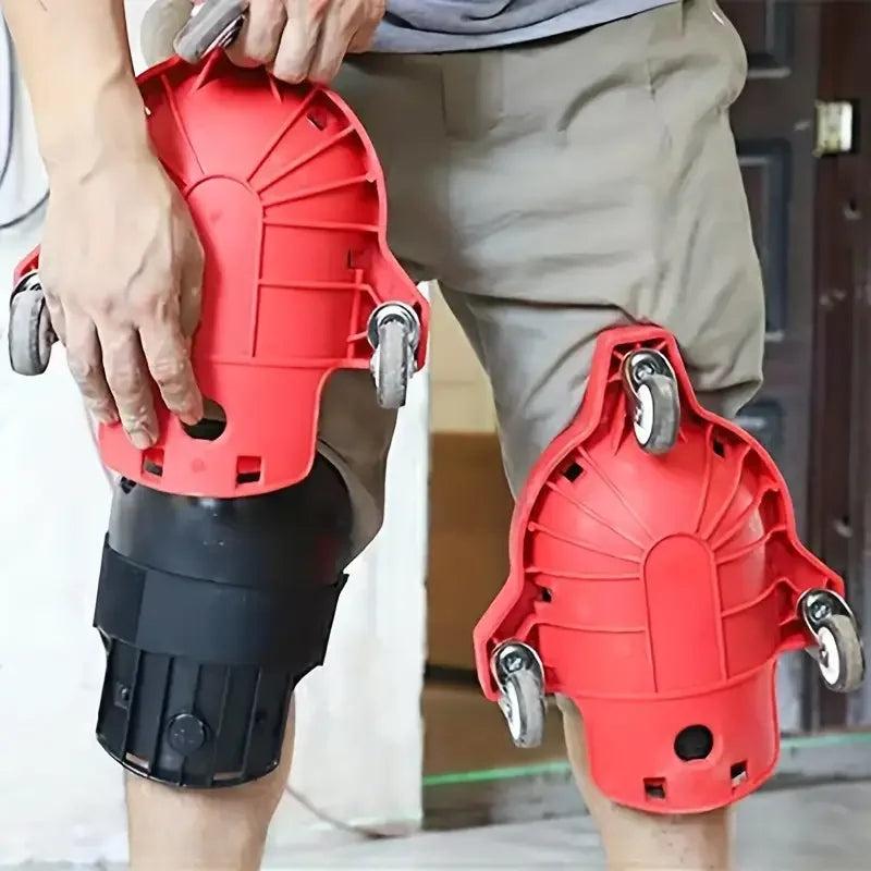 2pcs Universal Kneepads with Wheels for Floor Work by HitMyNeed