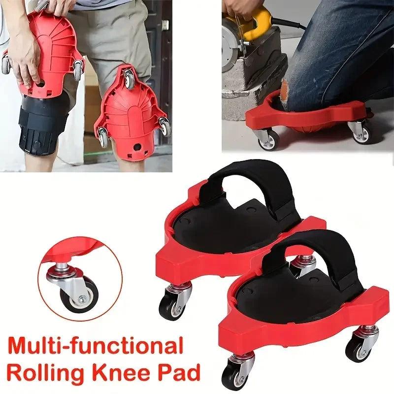 2pcs Universal Kneepads with Wheels for Floor Work by HitMyNeed