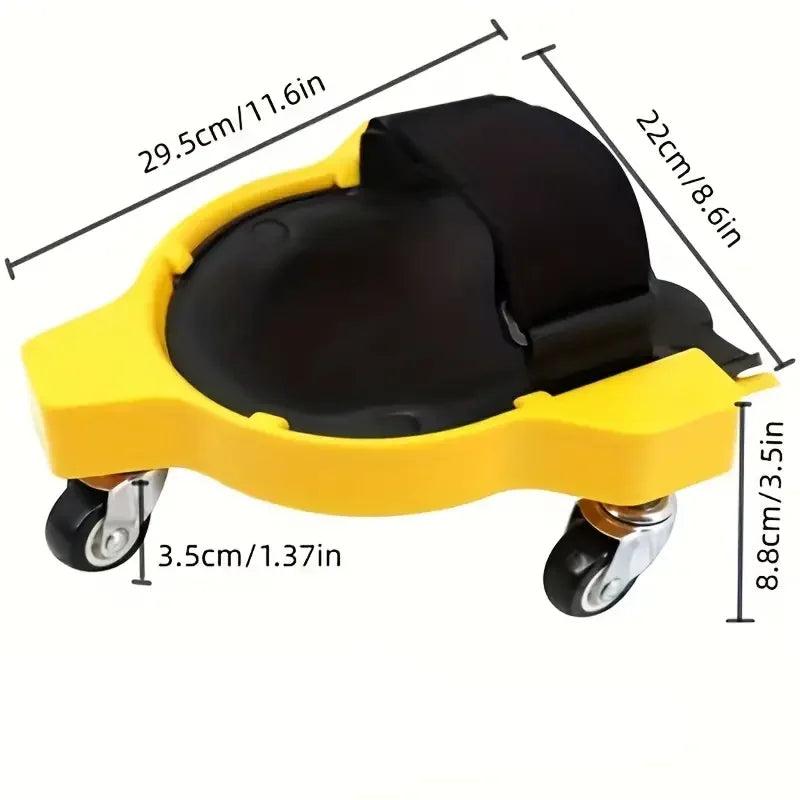 2pcs Universal Kneepads with Wheels for Floor Work by HitMyNeed