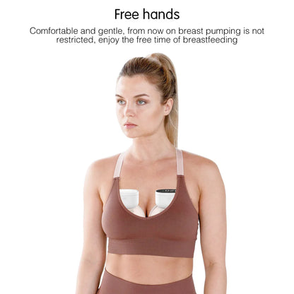 2pcs Wearable Hands-Free Electric Breast Pump 180ml by HitMyNeed