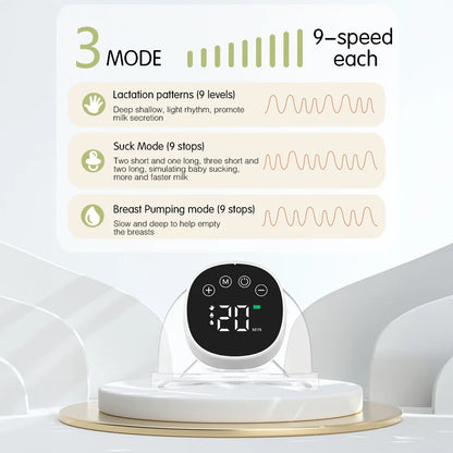 2pcs Wearable Hands-Free Electric Breast Pump 180ml by HitMyNeed