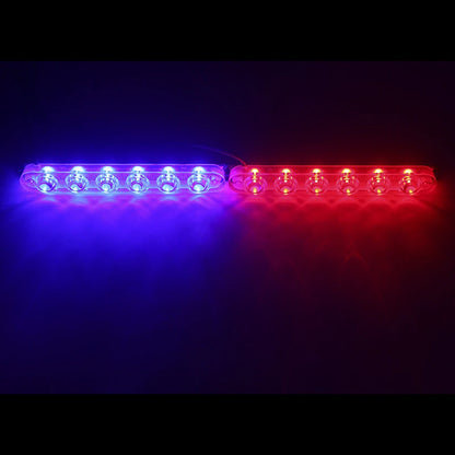 2x 12V LED Strobe Warning Lights for Cars & Bikes by HitMyNeed