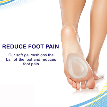 2x Gel Ball of Foot Cushions for Metatarsal Support by HitMyNeed