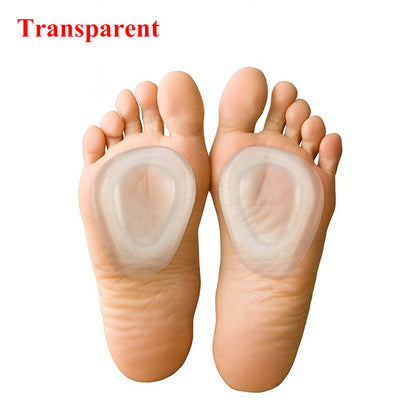 2x Gel Ball of Foot Cushions for Metatarsal Support transparent by HitMyNeed