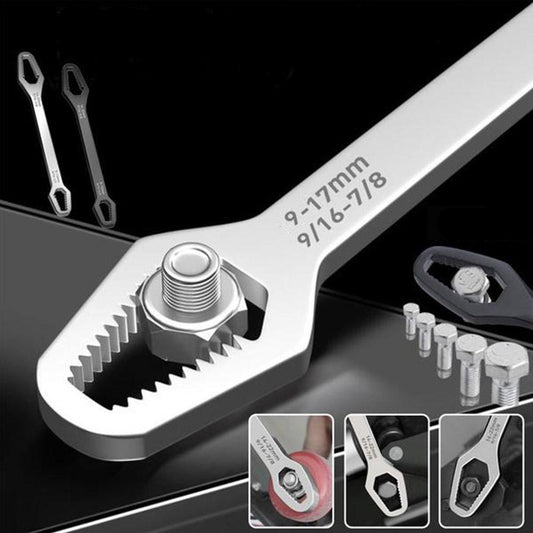 3-17mm Double-Head Torx & Hex Self-Tightening Wrench by HitMyNeed