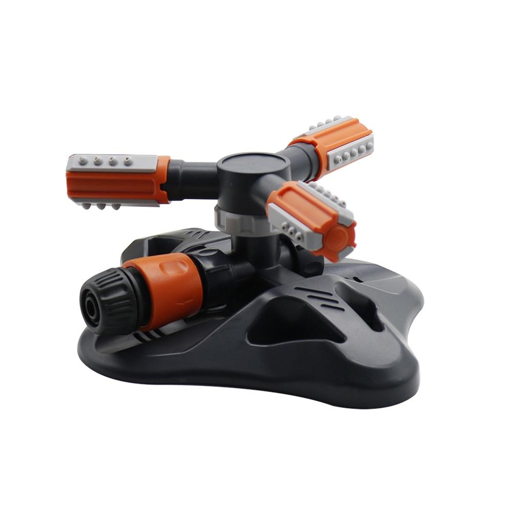 3-Arm Rotating Garden Sprinkler with 360° Coverage by HitMyNeed
