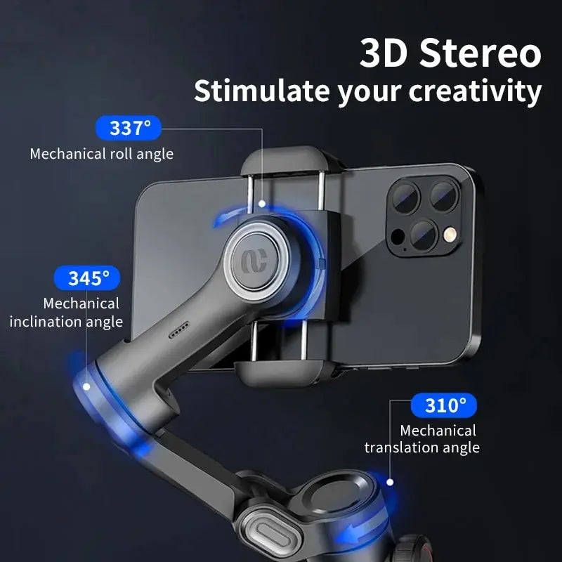 3-Axis Smartphone Gimbal SmartXE with AI Tracking by HitMyNeed