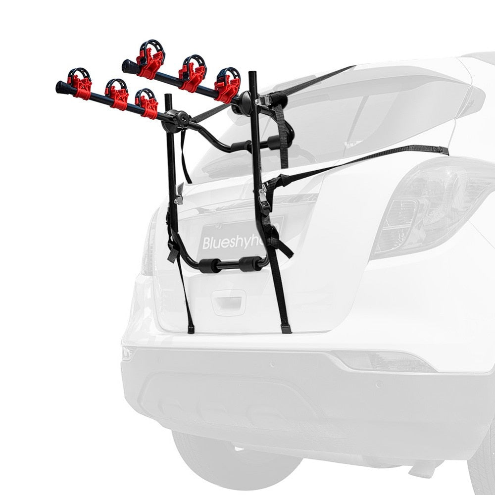 3 Bike Car Rack Foldable Trunk Mount Carrier by HitMyNeed