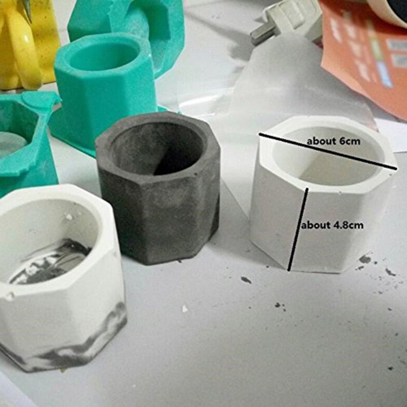 3-Cavity Silicone Casting Mold for DIY Projects by HitMyNeed