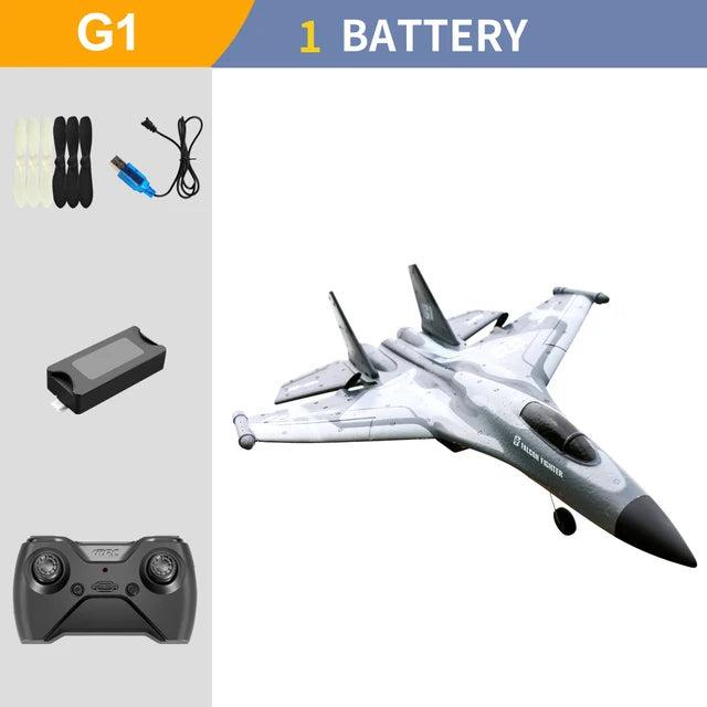 3-Channel Foam RC Glider Drone for Beginners grey by HitMyNeed