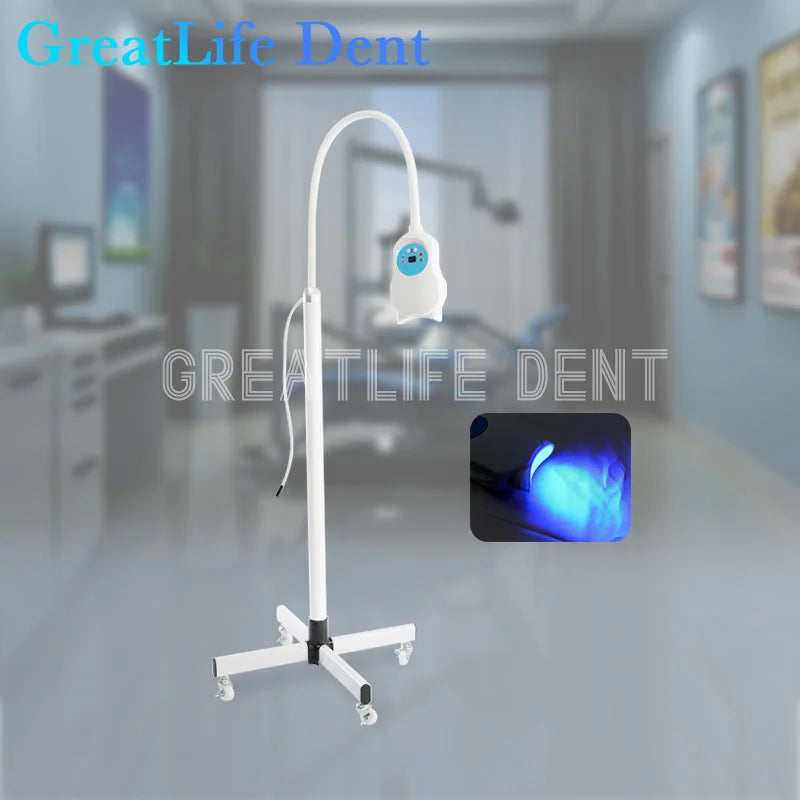 3-Color LED Teeth Whitening Lamp with Adjustable Height by HitMyNeed