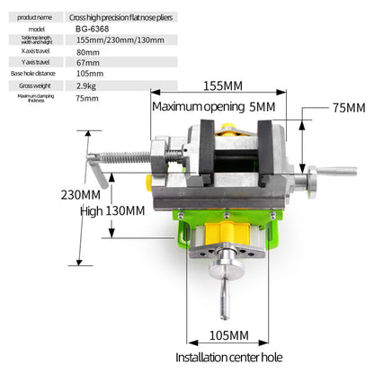 3" Cross Slide Vise Compound Table for Drill Press by HitMyNeed