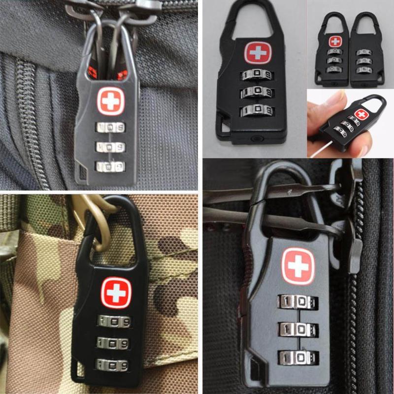 3-Digit Combination Suitcase Padlock by HitMyNeed