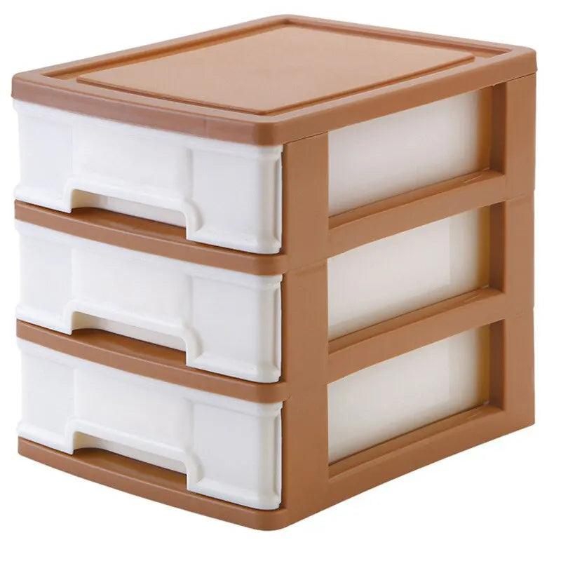 3-Drawer Desktop Storage Cabinet for Office Supplies by HitMyNeed