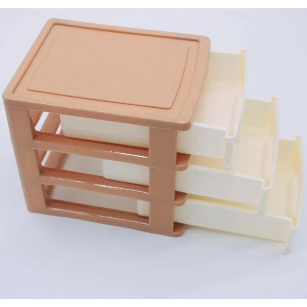 3-Drawer Desktop Storage Cabinet for Office Supplies by HitMyNeed
