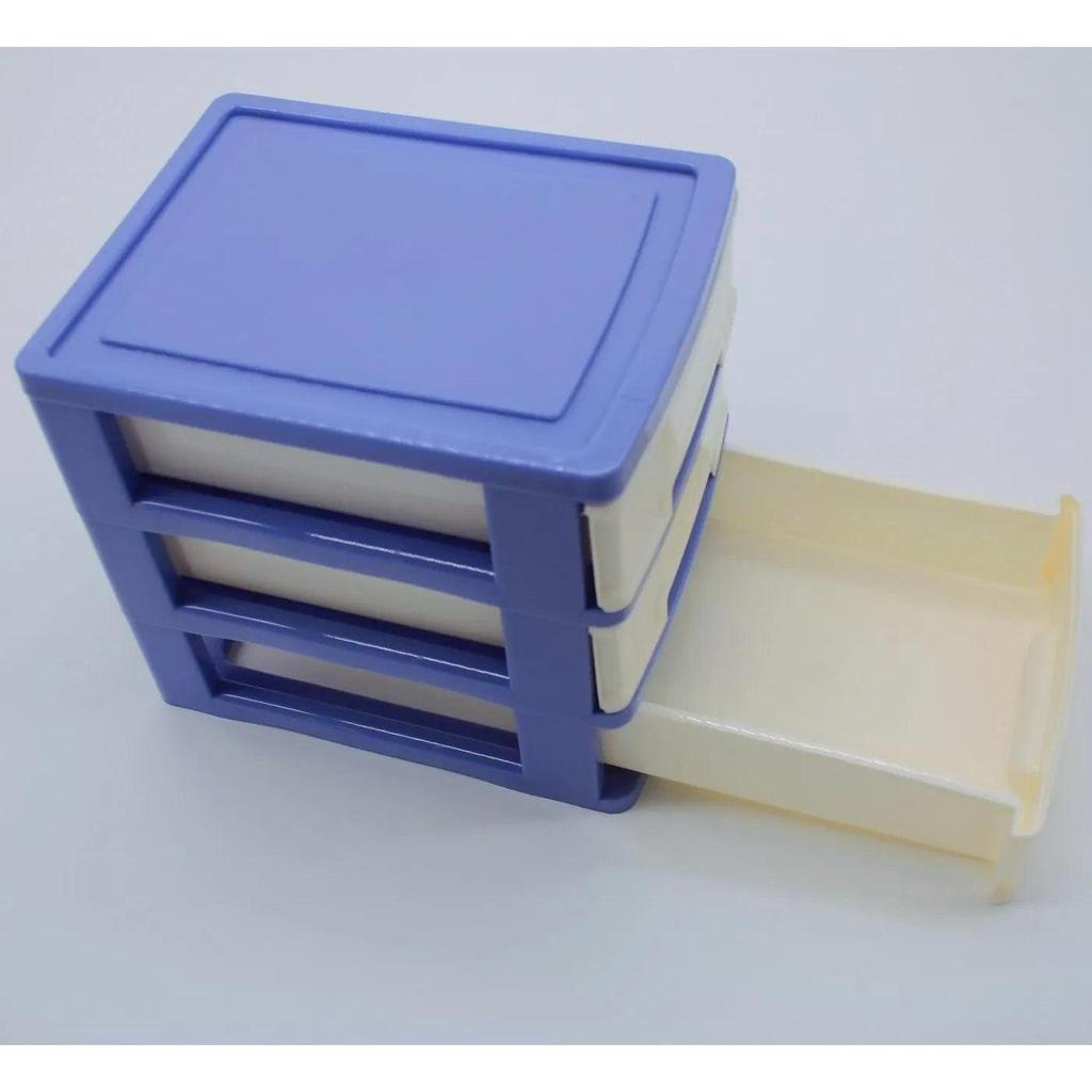 3-Drawer Desktop Storage Cabinet for Office Supplies by HitMyNeed