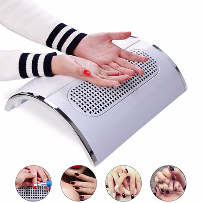 3-Fan Nail Dust Collector Vacuum with Dust Bags by HitMyNeed