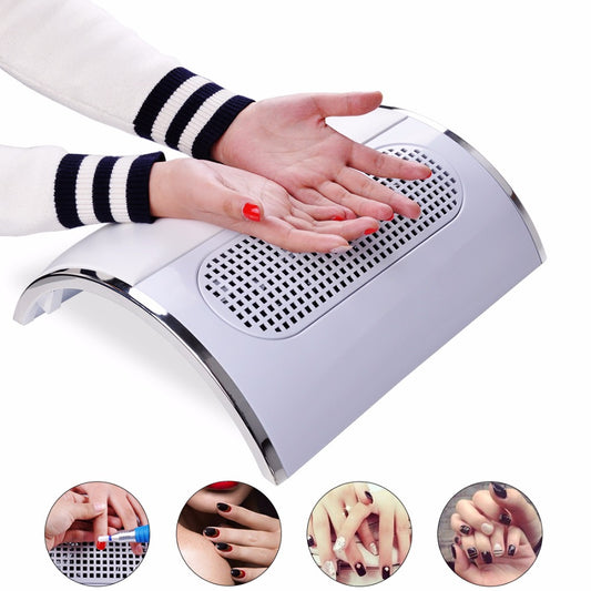 3-Fan Nail Dust Collector Vacuum with Dust Bags by HitMyNeed