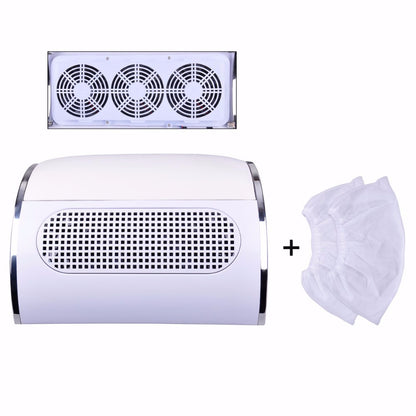 3-Fan Nail Dust Collector Vacuum with Dust Bags by HitMyNeed