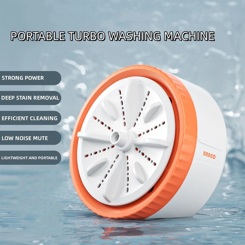 3-Gear Mini Turbine Washing Machine with USB Power by HitMyNeed