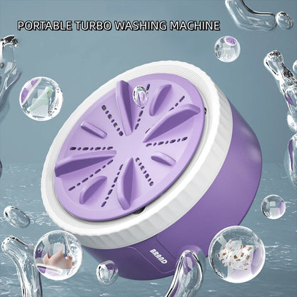 3-Gear Mini Turbine Washing Machine with USB Power by HitMyNeed