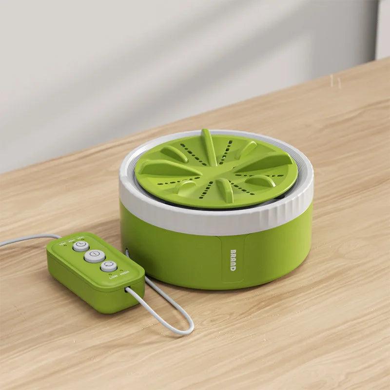 3-Gear Mini Turbine Washing Machine with USB Power green by HitMyNeed
