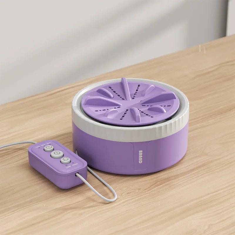 3-Gear Mini Turbine Washing Machine with USB Power purple by HitMyNeed