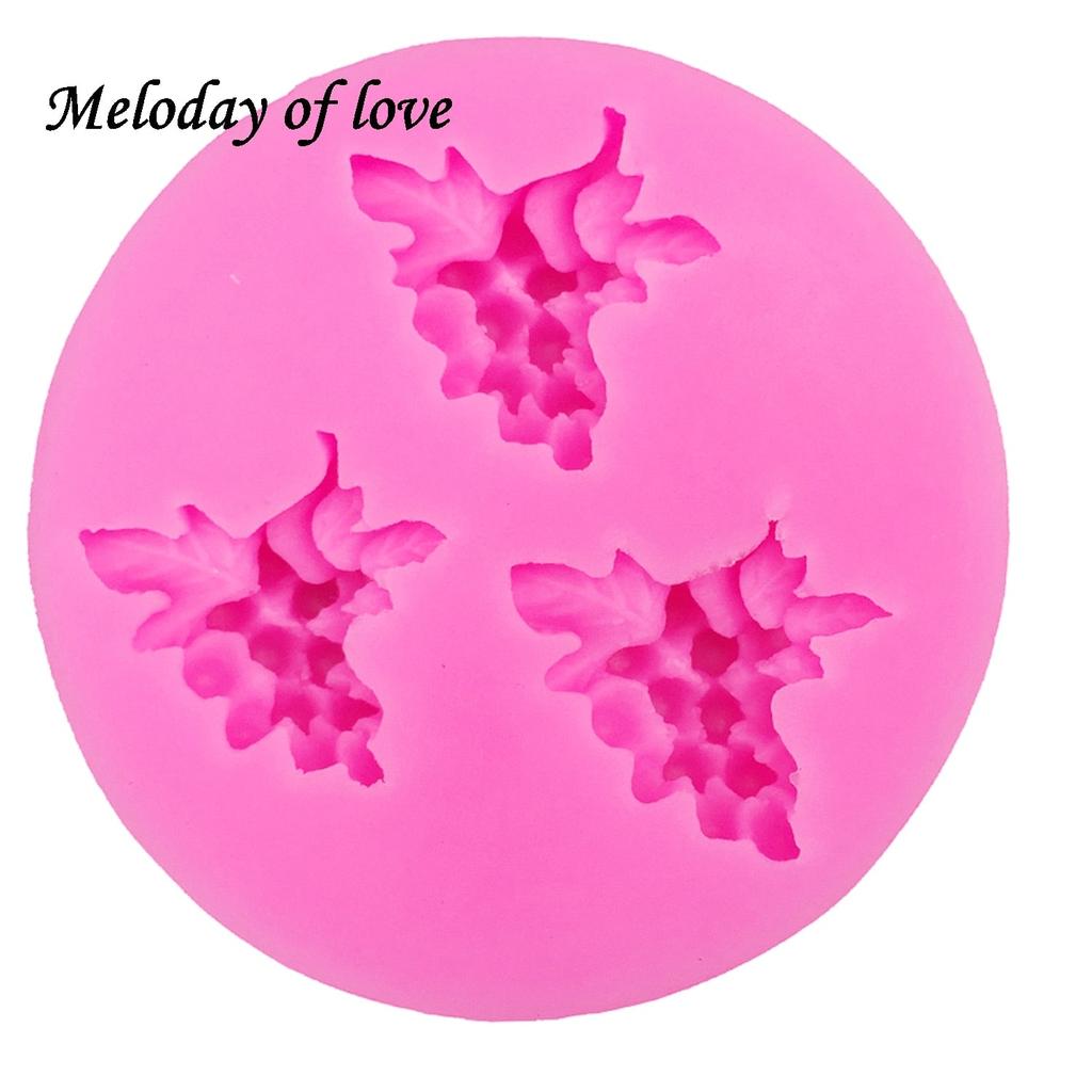 3-Hole Silicone Grape Mold for Cake Decorating by HitMyNeed