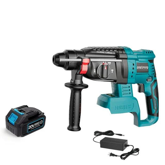 3-in-1 21V Brushless Cordless Impact Hammer Drill One battery by HitMyNeed