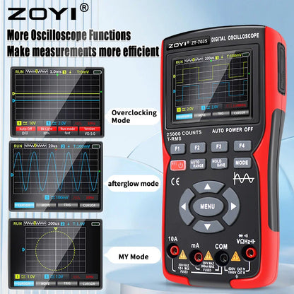 3-in-1 50MHz Digital Multimeter & Oscilloscope by HitMyNeed